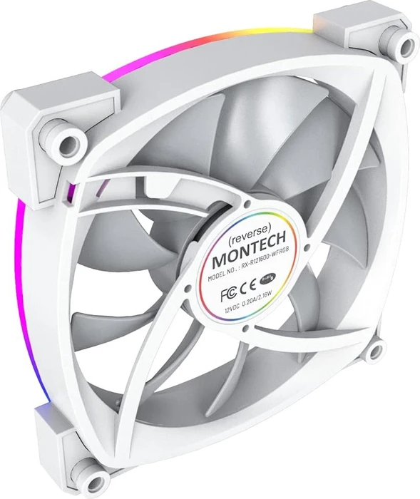 Montech RX120 PWM ARGB weiß, 120mm