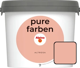 Alpina Farben Pure Farben Wandfarbe innen altrosa, 2.5l