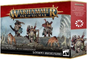 Games Workshop Warhammer Age of Sigmar - Ogor Mawtribes - Hunters with Sabrefangs