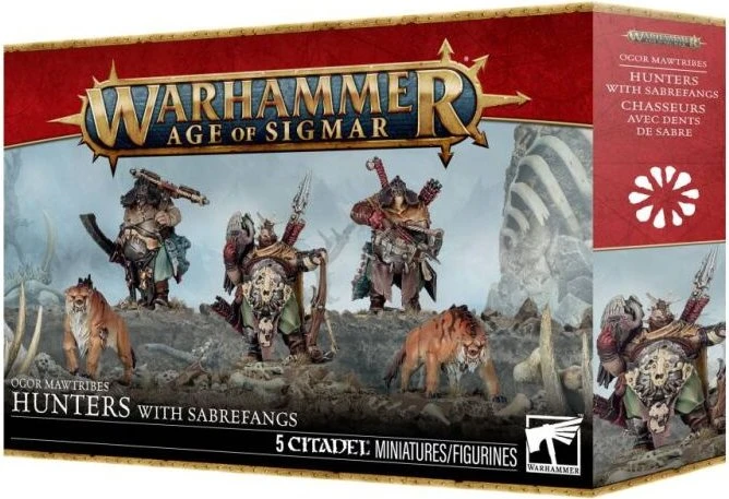 Games Workshop Warhammer Age of Sigmar - Ogor Mawtribes - Hunters with Sabrefangs