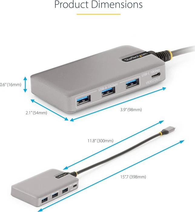 StarTech Video Multiport-Adapter, USB-C 3.1 [Stecker]