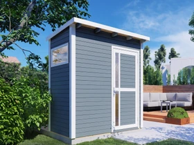 Bertilo Pentus 1 Gartenhaus 234x115cm grau