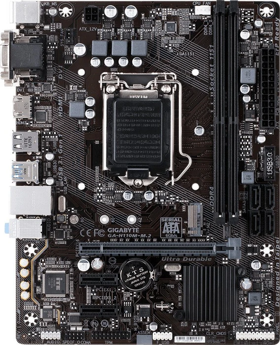 GIGABYTE GA-H110M-M.2 (Intel 1151)