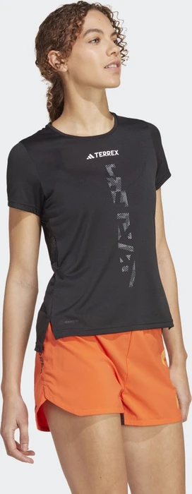 adidas Terrex Agravic Trail Laufshirt kurzarm schwarz (Damen)
