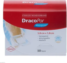 Dr. Ausbüttel DracoPor Waterproof Wundverband Duschpflaster, 3.8 x 3.8cm, 50 Stück