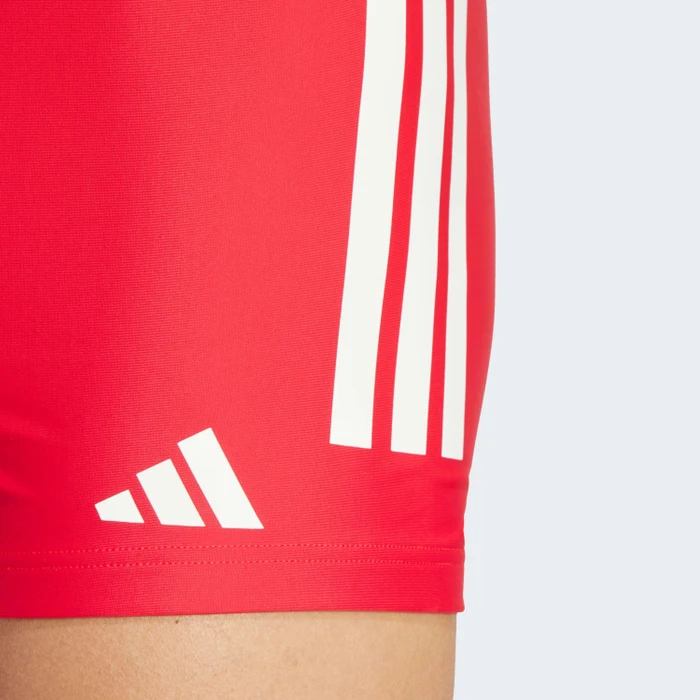 adidas 3-Streifen 2-Inch Badehose pure ruby/white (Herren)