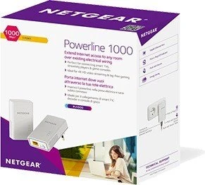 Netgear Powerline 1000 PL1000 Kit, HomePlug AV2, RJ-45, 2er-Pack