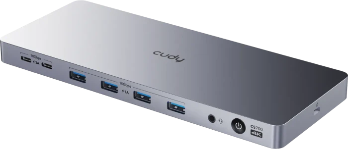 Cudy Duales 4K-10-Gbit/s-USB-C-Dock, USB-C 3.1 [Buchse]