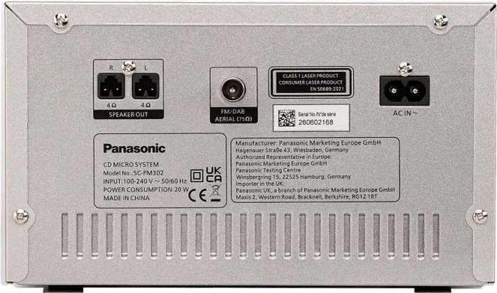 Panasonic SC-PM302E silber