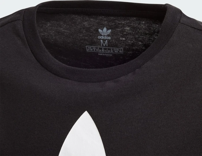 adidas Trefoil T-Shirt kurzarm schwarz/weiß (Junior)