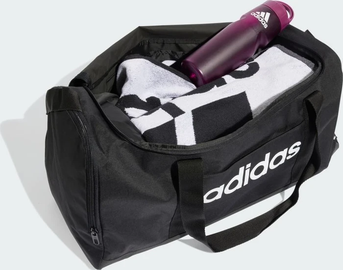 adidas Linear Duffelbag M Sporttasche schwarz/weiß