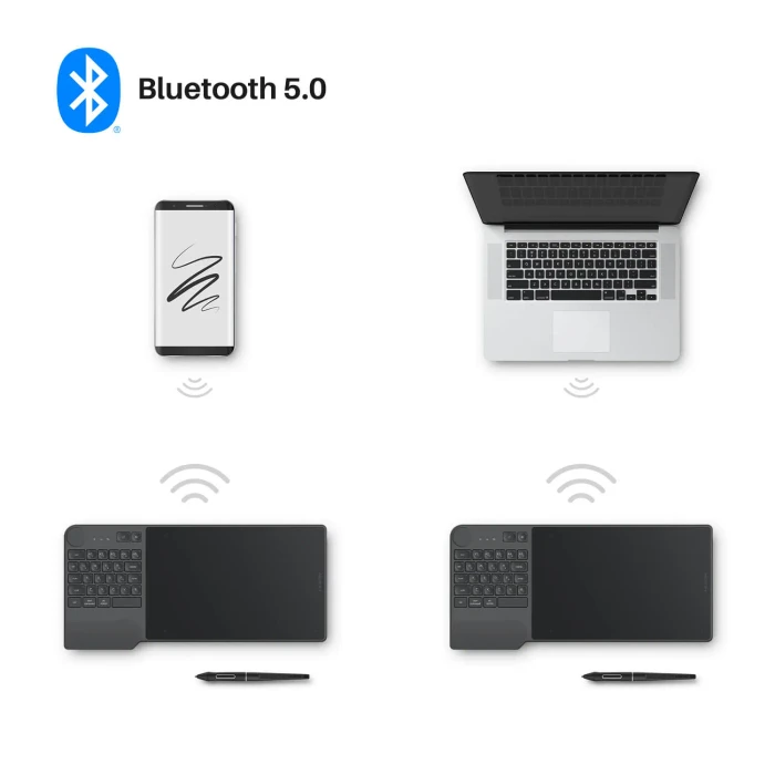 Huion Inspiroy Keydial KD200, Metal Grey
