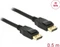 DeLOCK DisplayPort 1.2 Kabel 4K 60Hz schwarz, 0.5m Vorschaubild
