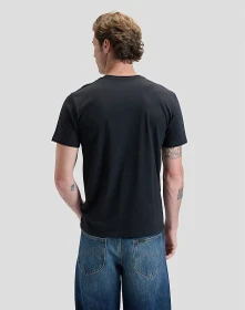 Lee Patch Logo T-Shirt kurzarm washed black (Herren)