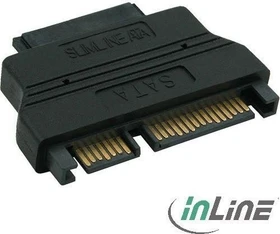 InLine SATA Adapter, SATA 22-Pin Stecker auf Slimline SATA 13-Pin Buchse (29611)