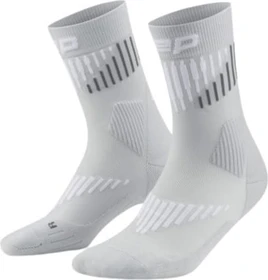 CEP Core Run Merino Mid Laufsocken grau/weiß (Herren)