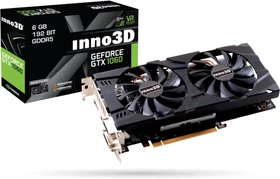 INNO3D GeForce GTX 1060 Twin X2, 6GB GDDR5, 2x DVI, HDMI, DP
