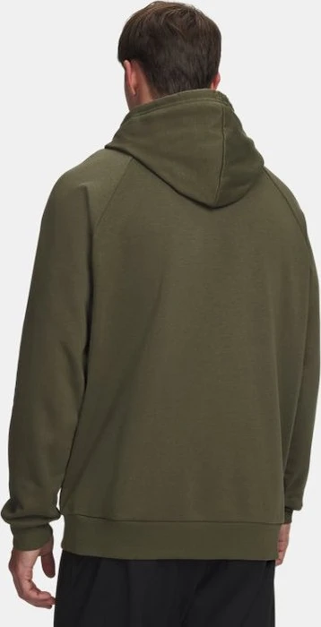 Under Armour Rival Fleece Logo Hoodie marine od green/weiß (Herren)
