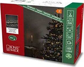 Konstsmide Micro Büschellichterkette gefrostet LED 600x warmweiß