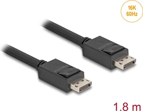 DeLOCK DisplayPort 2.1 Kabel DP80 schwarz, 1.80m