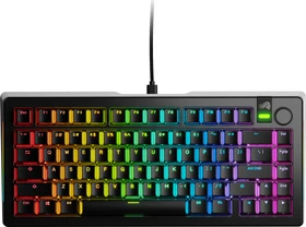 Glorious GMMK 3 Pro 75% Pre-built Gaming Keyboard, schwarz, LEDs RGB, Glorious Fox MX, USB, US (GLO-KB-GMMK3-PRO-75-PB-FOX-W-BLK-US)