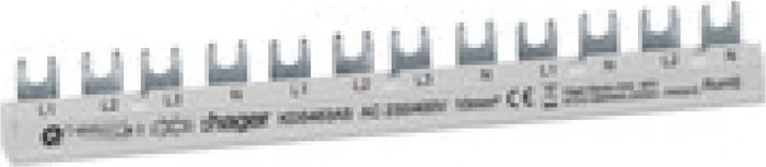 Hager Phasenschiene 12 Module 63A L1L2L3N-L1L2L3N-L1N-L2N QuickBusbar
