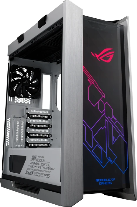 ASUS ROG Strix Helios GX601 White Edition, Glasfenster