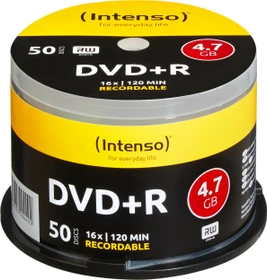 Intenso DVD+R 4.7GB, 16x, 50er Spindel