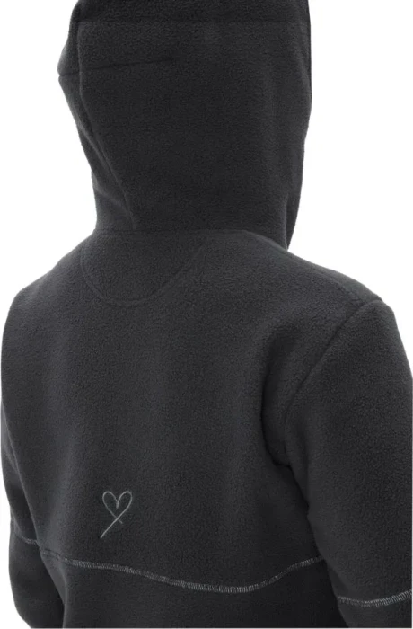 Vaude Neyland II Fleece Hooded Jacke phantom black (Damen)