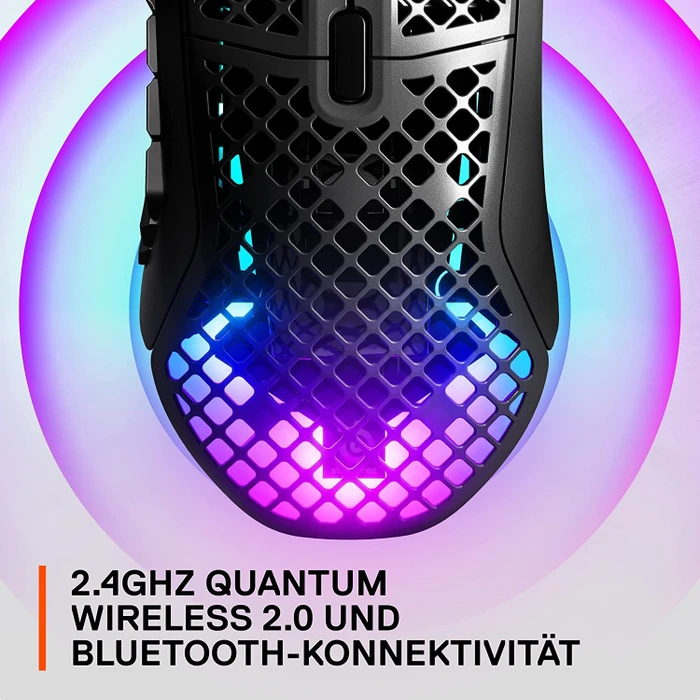 SteelSeries Aerox 9 Wireless schwarz, USB/Bluetooth