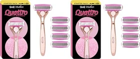 Wilkinson Sword Quattro for Women Rasierklinge, 4 Stück