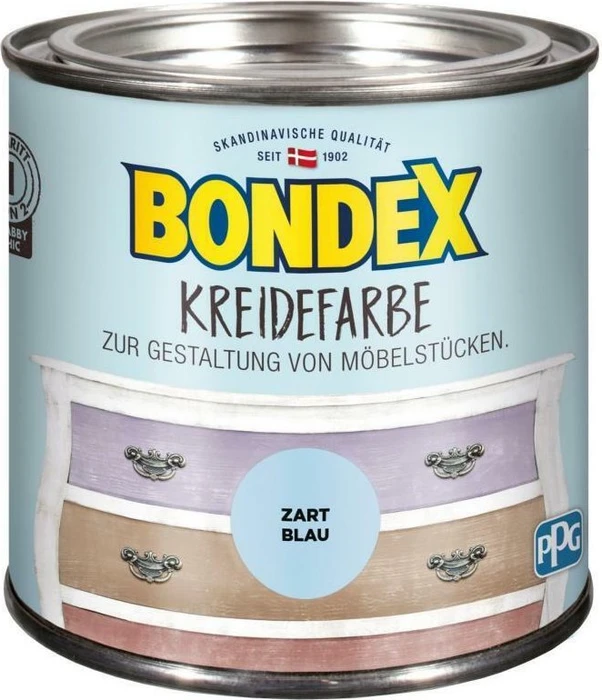 Bondex Kreidefarbe innen zart blau, 500ml