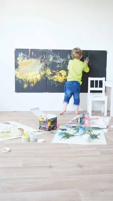 Kreul Mucki #wildChild Fingerfarbe, 8 Farben, 150ml