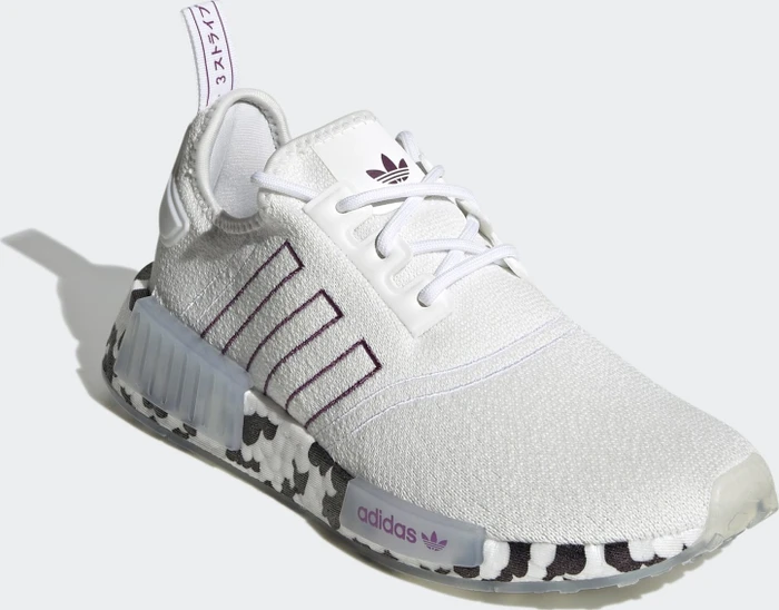 adidas NMD_R1 cloud white/active purple (Damen)