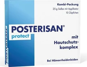 Posterisan protect 25g Salbe + 10 Zäpfchen Kombipackung