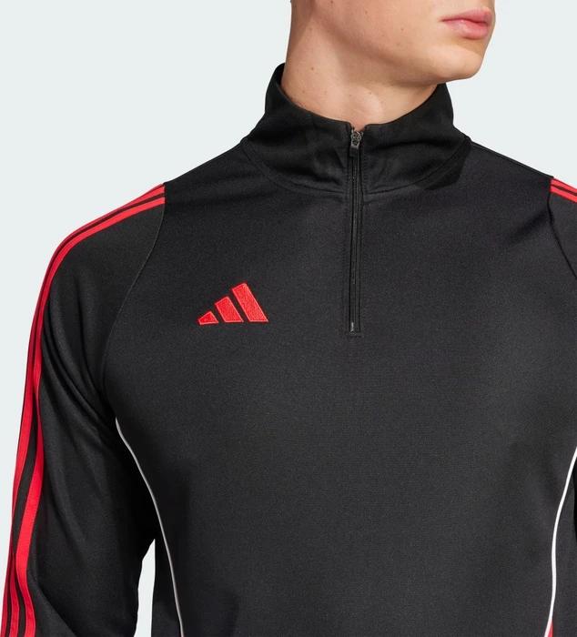 adidas Tiro 24 Funktionsshirt langarm black/pure ruby (Herren)