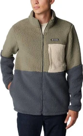Columbia Mountain Side Heavy Fleece Jacke stone green/shark/ancient fossil (Herren)