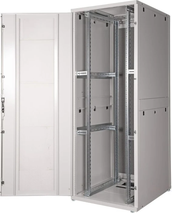 Roline / Secomp Pro Serie 19" Serverschrank 47HE, montiert, Gitternetztür, IP20, RAL 7035, 1000mm tief