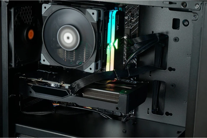 Thermaltake Narvi, schwarz, Core i5-12400F, 16GB RAM, 500GB SSD, GeForce RTX 3060
