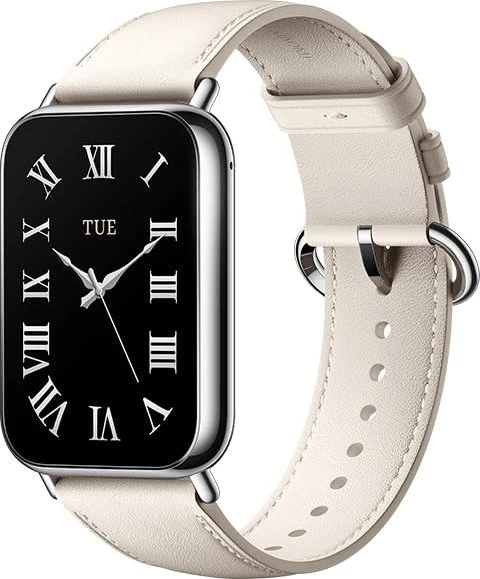 Xiaomi Leather Quick Release Strap für Smart Band 8 Pro Cream White