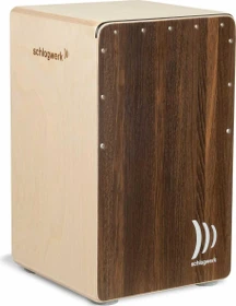 Schlagwerk Cajon 2inOne Dark Oak SoftTouch