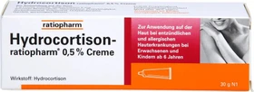 Hydrocortison-ratiopharm 0.5% Creme, 30g