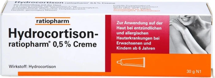 Hydrocortison-ratiopharm 0.5% Creme, 30g