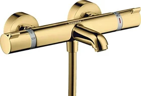 Hansgrohe Ecostat Wannenthermostat Comfort Aufputz polished goldoptik