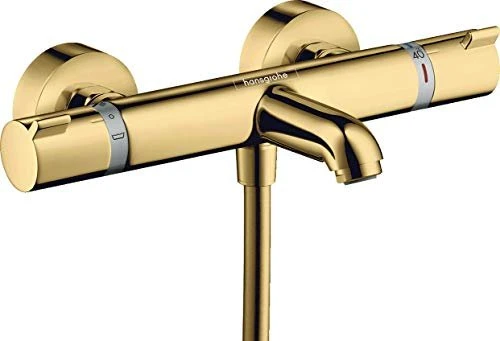 Hansgrohe Ecostat Wannenthermostat Comfort Aufputz polished goldoptik