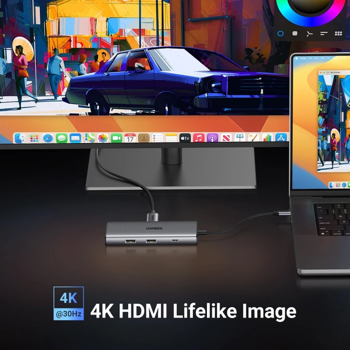 Ugreen Revodok 107, USB-C 3.1 [Stecker]