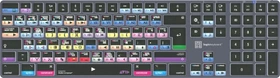 LogicKeyboard Titan Wireless Avid Media Composer "Classic" Mac, Titanium Gray, LEDs weiß, USB/Bluetooth, UK (LKB-MCOMP-TM-UK)