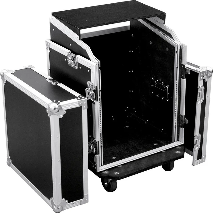 Roadinger Spezial-Kombi-Case LS5 Laptop-Rack, 12HE