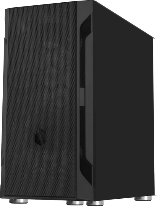 SilverStone Fara H1M, schwarz, Glasfenster