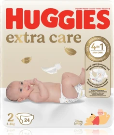Huggies Extra Care Gr.2 Einwegwindel, 3-6kg, 24 Stück